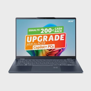 ACER Laptop Swift 14 AI OLED SF14-51-71AJ / Intel Core Ultra 7 256V, 14", WUXGA OLED, 16 GB RAM, 1 TB SSD, Windows 11, crna